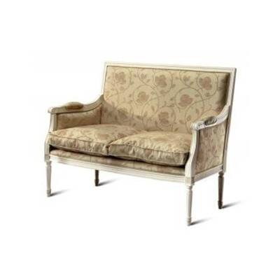 2 seating wing chair, upholstered seating with cushin