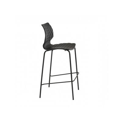 Tabouret avec chassis 4 pieds en acier. Coque en polypropylène.

-Piètements col selon gamme - utilisable en extérieur
-Existe en châssis chromé (usage en intérieur uniquement)
-Coque col blanc, rouge, anthracite, noir , gris , bleu, pistache, argile, tourterelle ou olive
