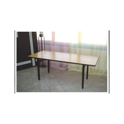 Table with melamine covered top PVC edge 80 x 120 