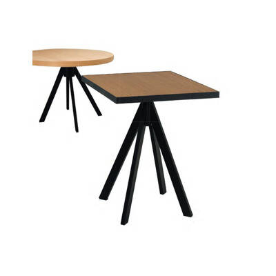 Pied table ou Mange debout, métal tube carré époxy noir ou couleur au choix
- Différentes tailles selon dimension du plateau

