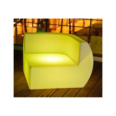 Fauteuil d'angle lumineux